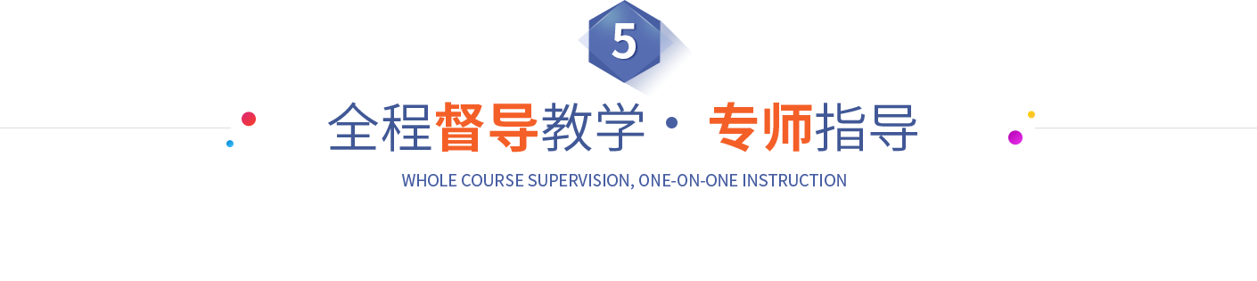 全程督导教学  一对一指导