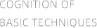 COGNITION OF 
BASIC TECHNIQUES
