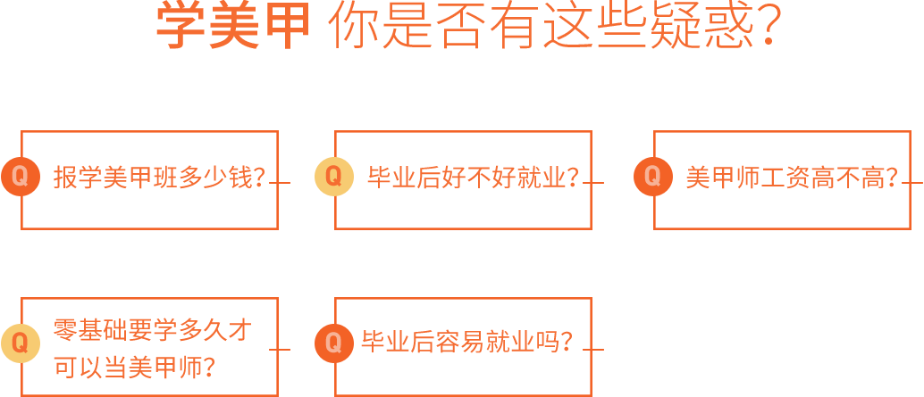 报学美甲班多少钱？,毕业后好不好就业？,美甲师工资高不高？
,零基础要学多久才
可以当美甲师？,毕业后容易就业吗？