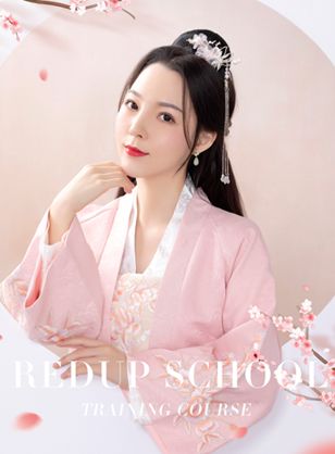 零基础学化妆哪里好？海口红妆学校樱花汉服妆容