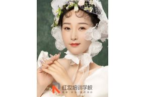 海口新娘妆怎么画好看_红妆学校教你轻松学会新娘妆容