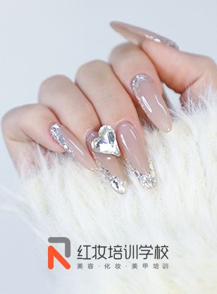 海口学美甲要多久_红妆学校藕粉冻冻美甲清透温柔，低调又奢华
