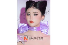 海口学化妆|红妆学校汤姆猫仿妆太惊艳了！