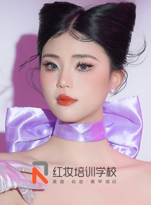 海口学化妆|红妆学校汤姆猫仿妆太惊艳了！